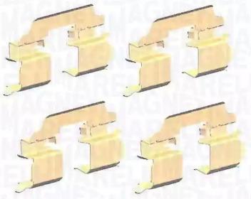 Magneti Marelli 363915110081 Монтажний комплект гальмівних колодок Magneti Marelli 363915110081 Монтажний комплект гальмівних колодок