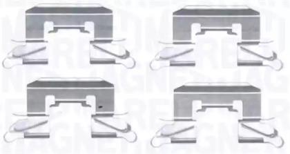 Magneti Marelli 363915110084 Spring set disc brake Magneti Marelli 363915110084 Spring set disc brake