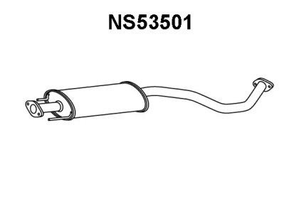 Veneporte NS53501 Muffler assy front Veneporte NS53501 Muffler assy front