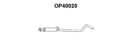 Veneporte OP40020 Muffler assy front Veneporte OP40020 Muffler assy front