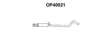 Veneporte OP40021 Muffler assy front