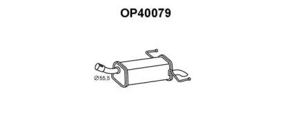 Veneporte OP40079 Глушник вихлопних газів кінцевий Veneporte OP40079 Глушник вихлопних газів кінцевий