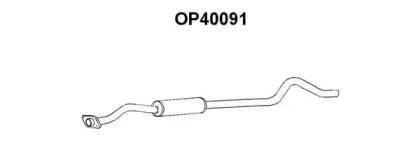 Veneporte OP40091 Muffler assy front Veneporte OP40091 Muffler assy front