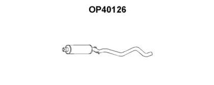 Veneporte OP40126 Muffler assy front