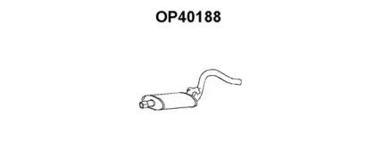 Veneporte OP40188 Muffler assy front Veneporte OP40188 Muffler assy front