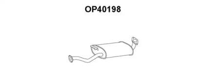Veneporte OP40198 Muffler assy front Veneporte OP40198 Muffler assy front