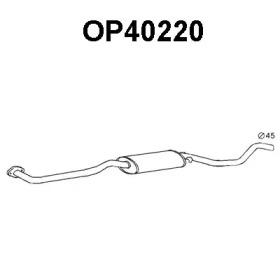 Veneporte OP40220 Muffler assy front Veneporte OP40220 Muffler assy front