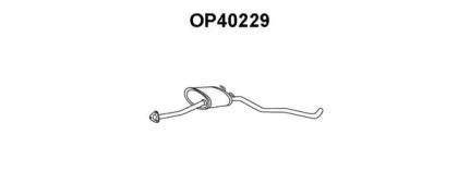 Veneporte OP40229 Muffler assy front Veneporte OP40229 Muffler assy front