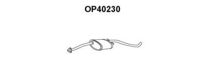 Veneporte OP40230 Muffler assy front Veneporte OP40230 Muffler assy front