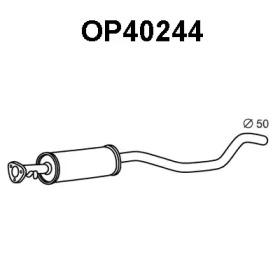 Veneporte OP40244 Muffler assy front