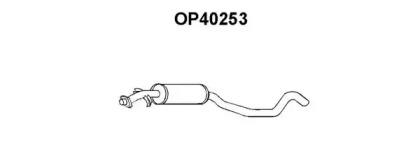 Veneporte OP40253 Muffler assy front