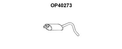 Veneporte OP40273 Muffler assy front Veneporte OP40273 Muffler assy front