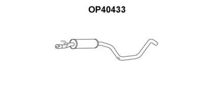 Veneporte OP40433 Muffler assy front Veneporte OP40433 Muffler assy front