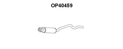 Veneporte OP40459 Muffler assy front Veneporte OP40459 Muffler assy front