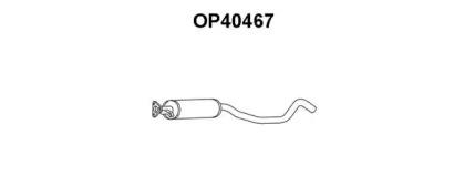 Veneporte OP40467 Muffler assy front Veneporte OP40467 Muffler assy front