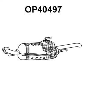 Veneporte OP40497 Глушитель выхлопных газов конечный Veneporte OP40497 Глушитель выхлопных газов конечный
