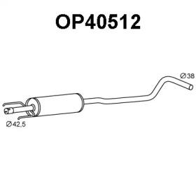 Veneporte OP40512 Muffler assy front Veneporte OP40512 Muffler assy front