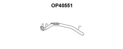 Veneporte OP40551 Випускна труба відпрацьованих газів Veneporte OP40551 Випускна труба відпрацьованих газів