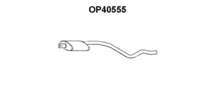 Veneporte OP40555 Muffler assy front Veneporte OP40555 Muffler assy front