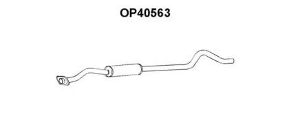 Veneporte OP40563 Muffler assy front Veneporte OP40563 Muffler assy front