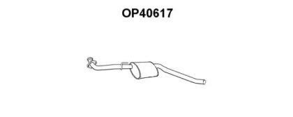 Veneporte OP40617 Середній глушник вихлопних газів