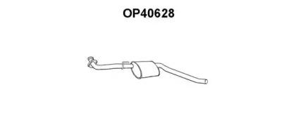 Veneporte OP40628 Середній глушник вихлопних газів Veneporte OP40628 Середній глушник вихлопних газів