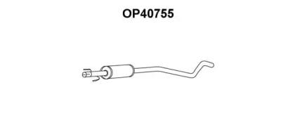 Veneporte OP40755 Muffler assy front Veneporte OP40755 Muffler assy front