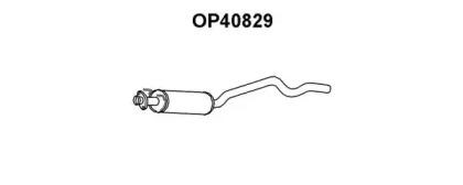 Veneporte OP40829 Muffler assy front Veneporte OP40829 Muffler assy front