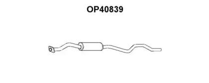 Veneporte OP40839 Muffler assy front Veneporte OP40839 Muffler assy front
