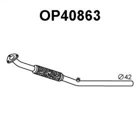 Veneporte OP40863 Випускна труба відпрацьованих газів