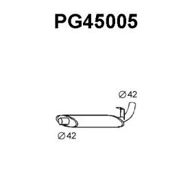 Veneporte PG45005 Muffler assy front
