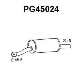 Veneporte PG45024 Muffler assy front