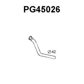Veneporte PG45026 Випускна труба відпрацьованих газів Veneporte PG45026 Випускна труба відпрацьованих газів