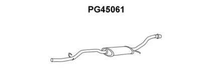 Veneporte PG45061 Muffler assy front