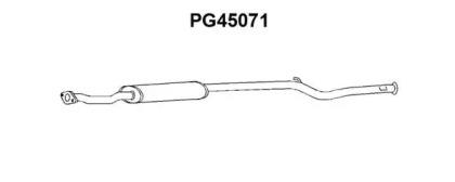 Veneporte PG45071 Muffler assy front
