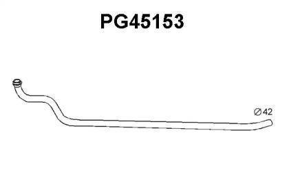 Veneporte PG45153 Выпускная труба отработанных газов Veneporte PG45153 Выпускная труба отработанных газов