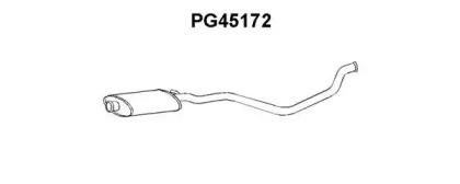 Veneporte PG45172 Muffler assy front