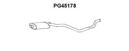 Veneporte PG45178 Середній глушник вихлопних газів