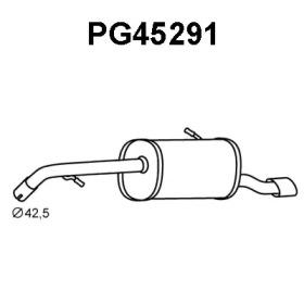Veneporte PG45291 Глушник вихлопних газів кінцевий