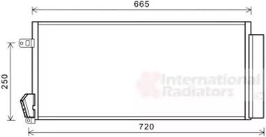 Van Wezel 17005396 Конденсер