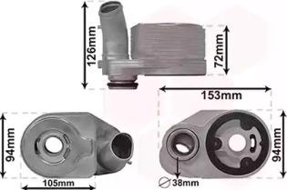 Van Wezel 17013703 Радіатор масляний