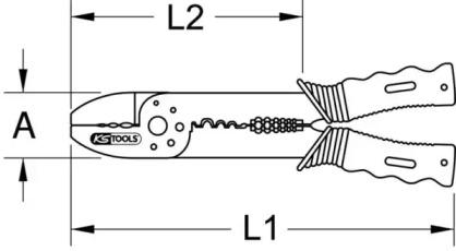 KS Tools 115.1231 Щипцы