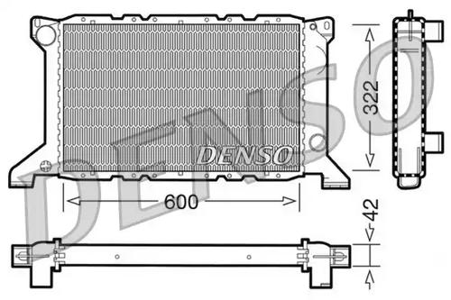 Denso DRM10098 Радіатор охолодження двигуна