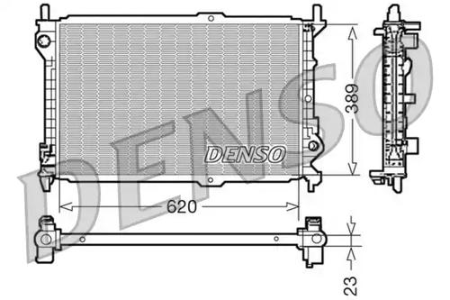 Denso DRM10107 Радіатор Denso DRM10107 Радіатор