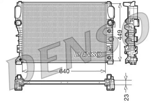 Denso DRM17090 Радіатор Denso DRM17090 Радіатор