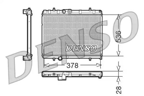 Denso DRM21056 Радіатор