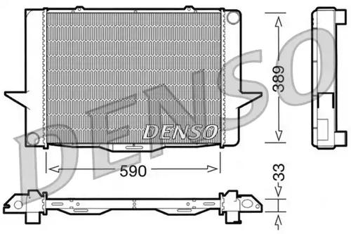 Denso DRM33040 Радиатор охлаждения двигателя