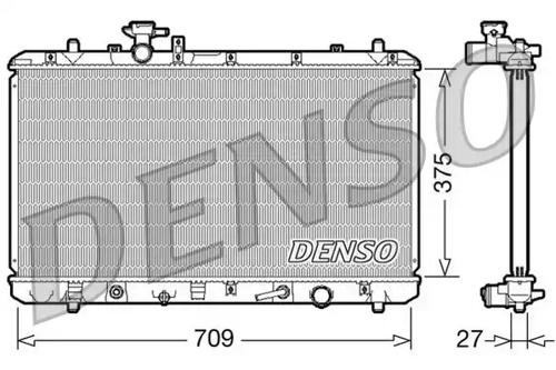 Denso DRM47025 Радіатор Denso DRM47025 Радіатор