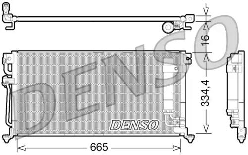 Denso DCN45003 Конденсер Denso DCN45003 Конденсер