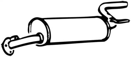 Walker 13607 Глушник вихлопних газів кінцевий Walker 13607 Глушник вихлопних газів кінцевий